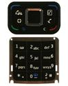 Nokia E65 Knappsats Set - Softblack